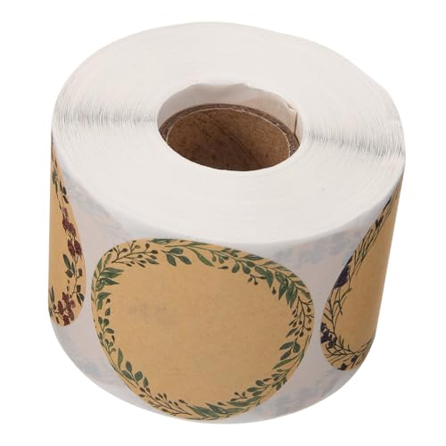 PRETYZOOM 1 Rolle Geschenkname Tag Selbstkleberetikett Verpackung Umschlagetikett Gruß Taschen aufkleber dekoration dekorative Etiketten für Gläser beschreibbare Etiketten Kraftpapier PRETYZOOM 1 Rolle Geschenkname Tag Selbstkleberetikett Verpackung Umschlagetikett Gruß Taschen aufkleber dekoration dekorative Etiketten für Gläser beschreibbare Etiketten Kraftpapier von PRETYZOOM