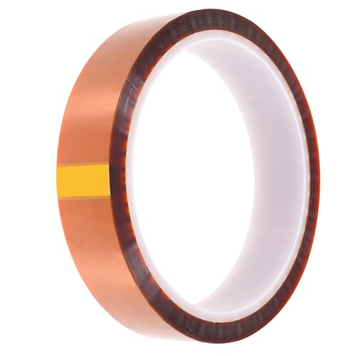 PRETYZOOM 1 Rolle Hochtemperaturbeständiges Klebeband Starkes Band Wärmeübertragungsband für Hitze Industrial -Hochtemperaturband Hochtemperatur-Elektroband Lötband Polymerfolie aus Polyimid von PRETYZOOM