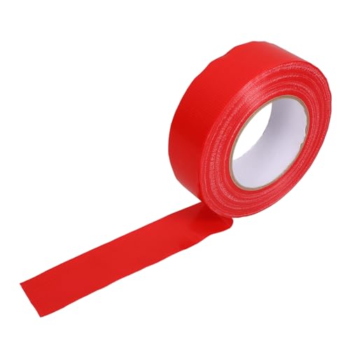 PRETYZOOM 1 Rolle Klebeband Teppich Naht Pflicht schwer klebrig Verputzen Mastix Reparatur Verschlussband für Kleidung Klebebänder Gewebeband Stoffband rot von PRETYZOOM