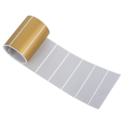PRETYZOOM 1 Rolle Kratzbeschichtung Kratzen Machen Sie Ihren Eigenen Rubbel Rubbelkartenaufkleber Spiel Aufkleber Zum Abrubbeln Selber Machen Etikett Lose Abrubbeln Klein Papier Golden von PRETYZOOM