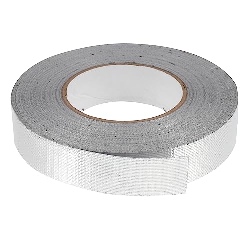PRETYZOOM 1 Rolle Versiegeltes wasserdichtes Klebeband selbstklebendes Dichtungsband Bänder aus Aluminiumfolie Klebeband für Lecks Aluminiumfolienband Fugendichtband Glasfasergewebe Silber von PRETYZOOM