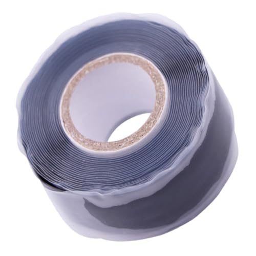PRETYZOOM 1 Rolle Wasserdichtes Klebeband wasserdichtes Band Rohr Neon-Klebeband Dichtungsband schlauch Umwickeln von Elektrokabeln Silikonband Kieselgel Black von PRETYZOOM