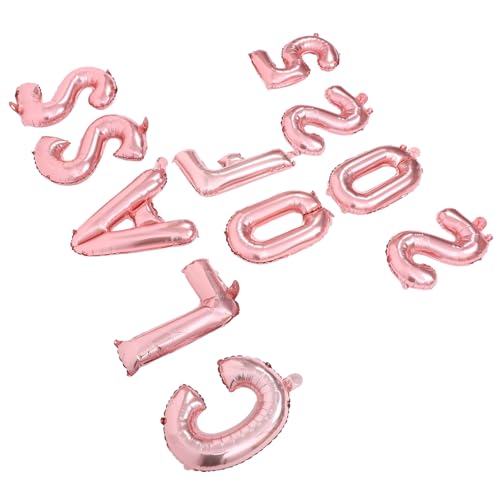 PRETYZOOM 1 Satz Abschluss Ballon Ballons Der Abschlusssaison Partyzubehör Dekoration Kursdekoration Aufblasbare Ballons Zahlenballons Partyzubehör Luftballons Aluminiumfolie Rose Gold PRETYZOOM 1 Satz Abschluss Ballon Ballons Der Abschlusssaison Partyzubehör Dekoration Kursdekoration Aufblasbare Ballons Zahlenballons Partyzubehör Luftballons Aluminiumfolie Rose Gold von PRETYZOOM