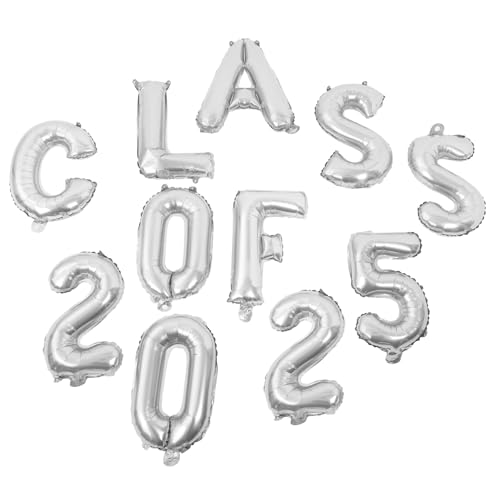 PRETYZOOM 1 Satz Abschluss Ballon luftballons Partyballons Requisitenballons Folienballons Ballons der Abschlusssaison Absolvent Ballon-Abschlussdekorationen Aluminiumfolie Silver PRETYZOOM 1 Satz Abschluss Ballon luftballons Partyballons Requisitenballons Folienballons Ballons der Abschlusssaison Absolvent Ballon-Abschlussdekorationen Aluminiumfolie Silver von PRETYZOOM
