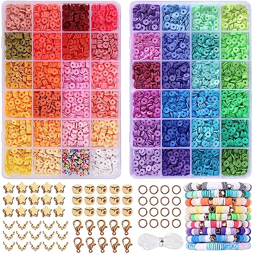 PRETYZOOM 1 Satz Armbandherstellungsset Mit Perlen Gummiband-armband-kit Taillenperlen-kit Diy-armband-perlen-set Heishi Lose Perlen Bunte Armbänder Freundschaft Halskette 100st Ton Metall PRETYZOOM 1 Satz Armbandherstellungsset Mit Perlen Gummiband-armband-kit Taillenperlen-kit Diy-armband-perlen-set Heishi Lose Perlen Bunte Armbänder Freundschaft Halskette 100st Ton Metall von PRETYZOOM