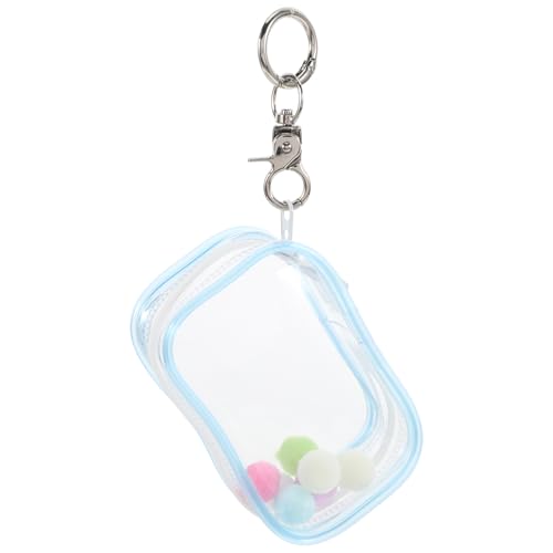 PRETYZOOM Tragbare Puppenaufbewahrungstasche Mit Reißverschluss Und Schlüsselanhänger-displaybox Modelltasche Organizer Für Sammlerstücke Displaytasche von PRETYZOOM