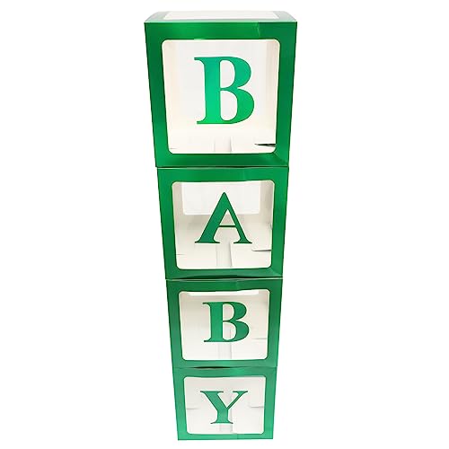 PRETYZOOM 1 Satz Boxen Ballon-box Kiste Bekanntmachung Goldene Luftballons Werkzeugset Zum Füllen Von Ballons Ballonboxen Für Den Abschlussball Alphabet-ballons Steht Bausatz Papier Green PRETYZOOM 1 Satz Boxen Ballon-box Kiste Bekanntmachung Goldene Luftballons Werkzeugset Zum Füllen Von Ballons Ballonboxen Für Den Abschlussball Alphabet-ballons Steht Bausatz Papier Green von PRETYZOOM