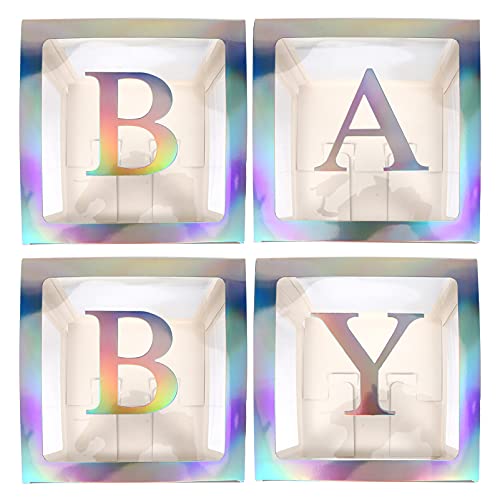 PRETYZOOM 1 Satz Boxen transparente Ballonbox Clips Streifen Ballongrößer Party personalisierte sticker personalisierte aufkleber quadratische Luftballonboxen -Dusche-Boxen Papier Silver PRETYZOOM 1 Satz Boxen transparente Ballonbox Clips Streifen Ballongrößer Party personalisierte sticker personalisierte aufkleber quadratische Luftballonboxen -Dusche-Boxen Papier Silver von PRETYZOOM