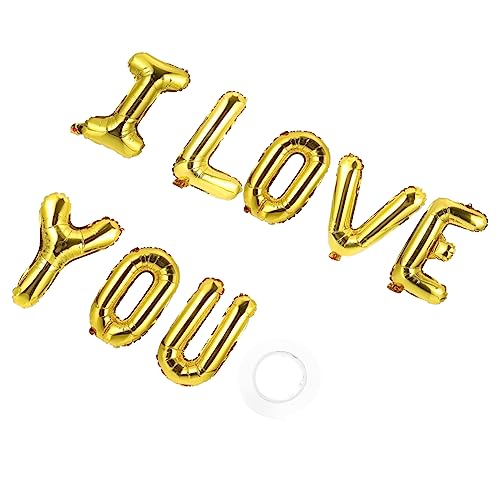 PRETYZOOM 1 Satz Buchstabe Hochzeitsballon Verlobungsfeier Ballon Dekorationen Braut Ich Liebe Folienballons Rahmen Party Valentinstag Luftballons Valentinstag Ballon Aluminiumfolie Golden PRETYZOOM 1 Satz Buchstabe Hochzeitsballon Verlobungsfeier Ballon Dekorationen Braut Ich Liebe Folienballons Rahmen Party Valentinstag Luftballons Valentinstag Ballon Aluminiumfolie Golden von PRETYZOOM
