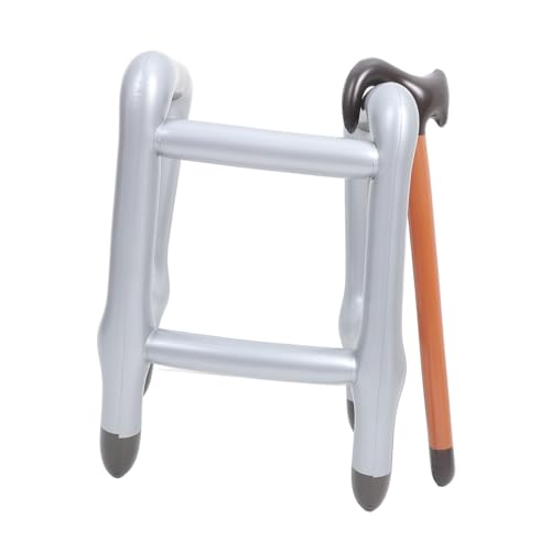 PRETYZOOM 1 Satz Inflatable Crutch Toy aus PVC Kreatives Gehstock für Halloween und Bühnenaufführungen Leicht und Tragbar für Pools und Strände Bruchsicher und Auslaufsicher von PRETYZOOM
