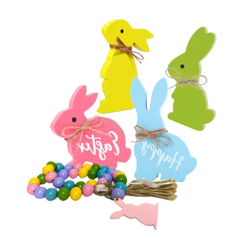 PRETYZOOM Stabiles Osterhasen- -Figuren-Set Aus Holz Für Hasen-Dekorationen Osterschmuck PRETYZOOM Stabiles Osterhasen- -Figuren-Set Aus Holz Für Hasen-Dekorationen Osterschmuck von PRETYZOOM