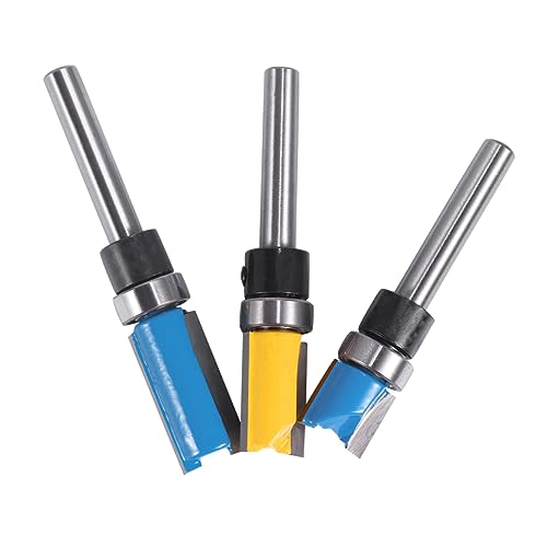 PRETYZOOM 1 Satz Teiliges Bündigfräser Holzfräser Mit Lager Präzise Holzbearbeitung Fräswerkzeug Für Cnc Trimmmaschinen Und 3 Stück von PRETYZOOM