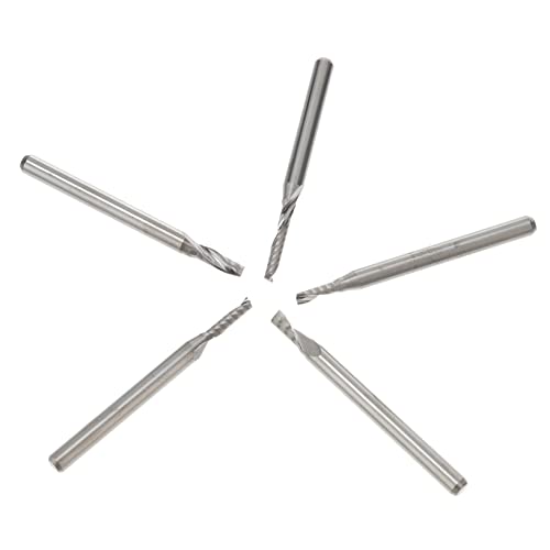 PRETYZOOM 1 Satz Teiliges Hartmetall Cnc Fräser End Mill für Präzises Gravieren und Fräsen für Kunststoffbearbeitung von PRETYZOOM