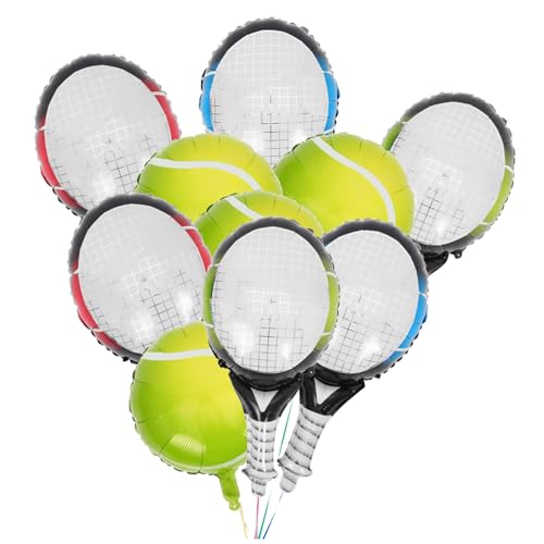 PRETYZOOM 1 Satz Tennis Ball und Luftballons Set Teiliges Set für Geburtstagsfeiern und Sportevents Einfache Anbringung für Tennis Mottopartys Farbenfrohe Dekorationen für Festliche Anlässe PRETYZOOM 1 Satz Tennis Ball und Luftballons Set Teiliges Set für Geburtstagsfeiern und Sportevents Einfache Anbringung für Tennis Mottopartys Farbenfrohe Dekorationen für Festliche Anlässe von PRETYZOOM