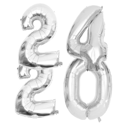 PRETYZOOM Riesiger Zahlenballon Für Partys 2024 Zahlenballon-set Große Ballondekorationen Aluminiumfolienballons Zum Feiern PRETYZOOM Riesiger Zahlenballon Für Partys 2024 Zahlenballon-set Große Ballondekorationen Aluminiumfolienballons Zum Feiern von PRETYZOOM
