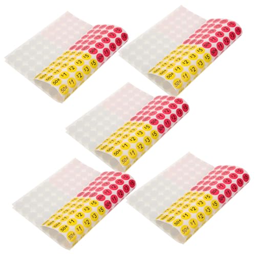 PRETYZOOM 10 Blatt Runde Preisaufkleber Bunte Preisschilder Selbstklebend für Supermärkte Einzelhandel Märkte Verkaufskennzeichnung Preisetiketten für Geschäft PRETYZOOM 10 Blatt Runde Preisaufkleber Bunte Preisschilder Selbstklebend für Supermärkte Einzelhandel Märkte Verkaufskennzeichnung Preisetiketten für Geschäft von PRETYZOOM