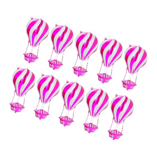 PRETYZOOM 10 Heißluftballons: Partyballons Aus Aluminiumfolie – Foto-requisite Für Geburtstagsfeiern – Für Geburtstage, Weihnachten, Babypartys, Hochzeitsdekoration PRETYZOOM 10 Heißluftballons: Partyballons Aus Aluminiumfolie – Foto-requisite Für Geburtstagsfeiern – Für Geburtstage, Weihnachten, Babypartys, Hochzeitsdekoration von PRETYZOOM