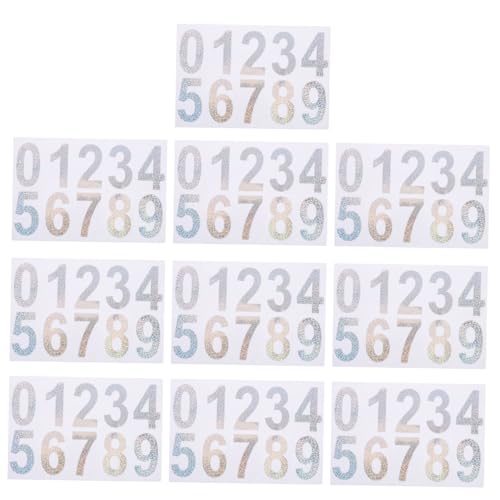 PRETYZOOM 10 Sätze Garagennummernzeichen Digitale Nummernaufkleber Mailboxnummern Für Reflektierender Digitaler Aufkleber Reflektierender Aufkleber Für Postfachnummern Papier PRETYZOOM 10 Sätze Garagennummernzeichen Digitale Nummernaufkleber Mailboxnummern Für Reflektierender Digitaler Aufkleber Reflektierender Aufkleber Für Postfachnummern Papier von PRETYZOOM