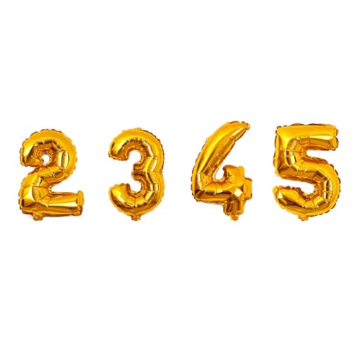 PRETYZOOM Folien Zahlenballons Set Zahlen 0 9 Mylar Ballons Für Geburtstagsfeiern Hochzeiten Und Partys Party Zubehör Deko PRETYZOOM Folien Zahlenballons Set Zahlen 0 9 Mylar Ballons Für Geburtstagsfeiern Hochzeiten Und Partys Party Zubehör Deko von PRETYZOOM