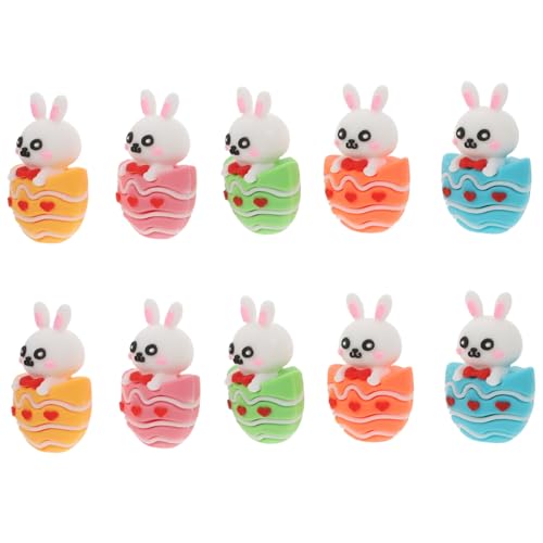 PRETYZOOM 10 Stück Gefüllter Ostereierhase Osterdeko für zu Hause Osterfiguren Tierfiguren Tischdeko zu Ostern Hasenfiguren Osterei-Dekorationen Kaninchendekoration für Party PVC PRETYZOOM 10 Stück Gefüllter Ostereierhase Osterdeko für zu Hause Osterfiguren Tierfiguren Tischdeko zu Ostern Hasenfiguren Osterei-Dekorationen Kaninchendekoration für Party PVC von PRETYZOOM