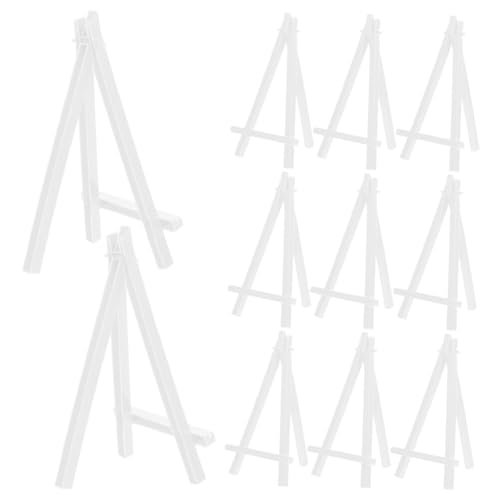 PRETYZOOM 10 Stück Kleines Teiliges Display Easel Multifunktionale Plastik Staffelei für Bilder Kunstwerke und Sammlerstücke für Innenbereich PRETYZOOM 10 Stück Kleines Teiliges Display Easel Multifunktionale Plastik Staffelei für Bilder Kunstwerke und Sammlerstücke für Innenbereich von PRETYZOOM