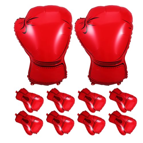 PRETYZOOM 10 Stück Luftballons Zum Thema Boxen Partydekorationen Handschuhballons Aus Aluminiumfolie Für Geburtstagspartys Wrestling-Events Sportfeiern PRETYZOOM 10 Stück Luftballons Zum Thema Boxen Partydekorationen Handschuhballons Aus Aluminiumfolie Für Geburtstagspartys Wrestling-Events Sportfeiern von PRETYZOOM