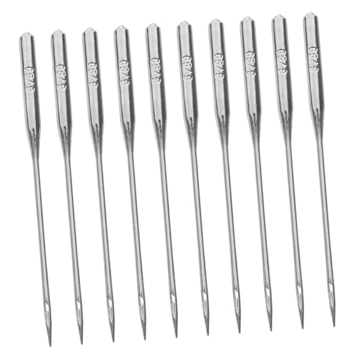 PRETYZOOM 10 Stück Nähmaschinen-Nadelset Nähen Bußgeld Quilten Universal- schwer Stoff Sticknadeln Nadeln für Nähmaschinen Nähnadeln Stickerei Nähmaschinennadeln Eisen Silver PRETYZOOM 10 Stück Nähmaschinen-Nadelset Nähen Bußgeld Quilten Universal- schwer Stoff Sticknadeln Nadeln für Nähmaschinen Nähnadeln Stickerei Nähmaschinennadeln Eisen Silver von PRETYZOOM