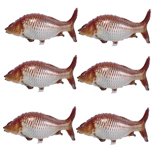 PRETYZOOM 10 Stück Realistische Fisch Ballons aus Aluminiumfolie Karpfenförmige Aufblasbare Partydekoration für Geburtstagsfeiern Angelpartys und Vielseitige Eventgestaltung Kinderfreundlich PRETYZOOM 10 Stück Realistische Fisch Ballons aus Aluminiumfolie Karpfenförmige Aufblasbare Partydekoration für Geburtstagsfeiern Angelpartys und Vielseitige Eventgestaltung Kinderfreundlich von PRETYZOOM