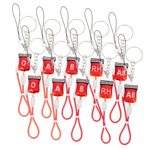 PRETYZOOM 10 Stück Teiliges Blutgruppen Schlüsselanhänger Schlüsselanhänger Halloween Taschen Zubehör Dekorative Schlüsselringe für Partys und Besondere Anlässe PRETYZOOM 10 Stück Teiliges Blutgruppen Schlüsselanhänger Schlüsselanhänger Halloween Taschen Zubehör Dekorative Schlüsselringe für Partys und Besondere Anlässe von PRETYZOOM