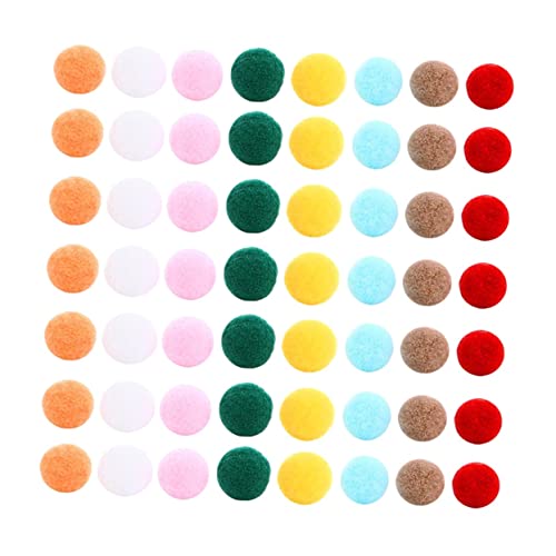 PRETYZOOM 100 Stück Bunte Baumwoll Pompons Weiche Aromatherapie Diffusor Bälle Vielseitiges Bastelzubehör für Kinderprojekte Duftöl Kompatibel Farblich Sortiert Geeignet für von PRETYZOOM