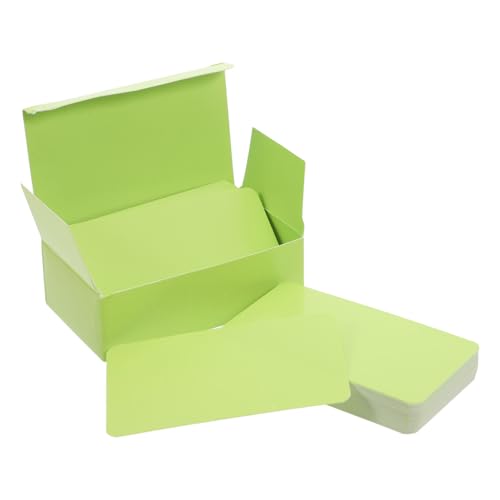 PRETYZOOM 100 Stück Englisch-Lernkarten vokabelkarten blankokarten Name Visitenkarte Ecke Mini-Karteikarten leere Notizkarten weiße Karten weiße Notizkarten leere ID-Karten Papier Green PRETYZOOM 100 Stück Englisch-Lernkarten vokabelkarten blankokarten Name Visitenkarte Ecke Mini-Karteikarten leere Notizkarten weiße Karten weiße Notizkarten leere ID-Karten Papier Green von PRETYZOOM