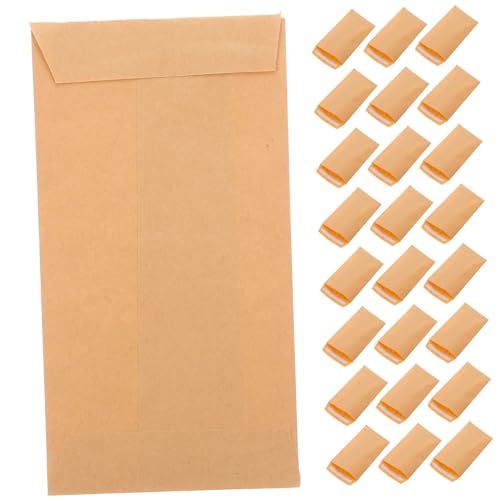 PRETYZOOM 100 Stück Kleine Braune Kraftpapier Umschläge mit Doppelseitigem Klebstoff Samen Umschläge für Geld Münzen Schmuck und Kleine Aufbewahrung Leicht Beschreibbar Vielseitig für von PRETYZOOM