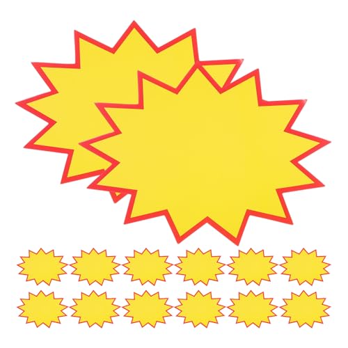 PRETYZOOM 100 Stück Preisschilder Papier Preisetiketten für Einzelhandelsgeschäfte Supermarkt Preisanzeigen Werbeetiketten zum Markieren von Preisen Informationen PRETYZOOM 100 Stück Preisschilder Papier Preisetiketten für Einzelhandelsgeschäfte Supermarkt Preisanzeigen Werbeetiketten zum Markieren von Preisen Informationen von PRETYZOOM