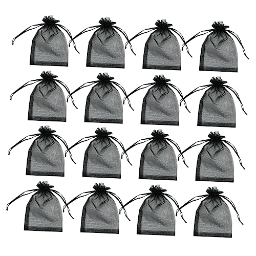 PRETYZOOM 100 Stück Pure Color Perlen Gauze Beutel Set Schwarz Hochwertige Aufbewahrungstaschen für Gastgeschenke Hochzeitsgeschenke und Süßigkeiten für Besondere Anlässe PRETYZOOM 100 Stück Pure Color Perlen Gauze Beutel Set Schwarz Hochwertige Aufbewahrungstaschen für Gastgeschenke Hochzeitsgeschenke und Süßigkeiten für Besondere Anlässe von PRETYZOOM