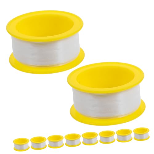 PRETYZOOM 100 Stück Unterwasserband für Pools wasserdichtes klebeband wasserdichte klebeband Industrielles Wasserdichtungsband weißes Klempnerband Klebeband für Gasleitungen Gasband PTFE von PRETYZOOM