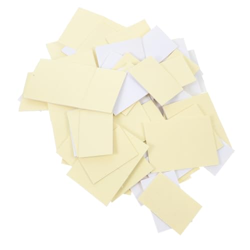 PRETYZOOM 100 Stück doppelseitiges Klebeband Wandsticker zum Aufhängen Klebepad doppelseitiger Klebstoff Montageband Spiegelkleber für Wände starkes Klebeband Sport Yellow von PRETYZOOM