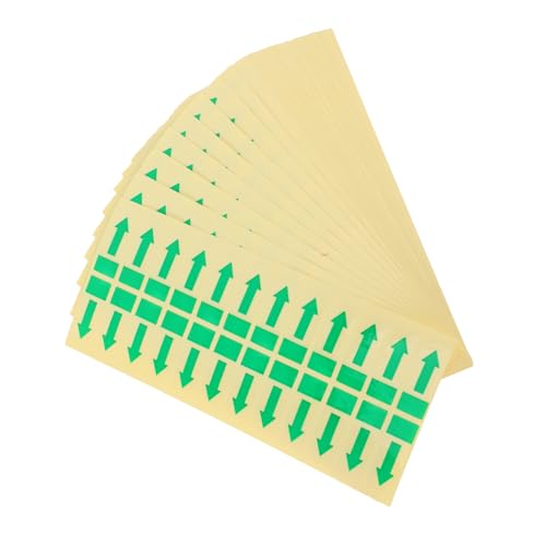 PRETYZOOM 1000 Stück Pfeilaufkleber: Müllsäcke-etiketten 40 X 15 Mm, Selbstklebend, Richtungssiegel, Befestigung, Abnehmbarer Indikator Zum Verschließen, Schützen, Organisieren von PRETYZOOM