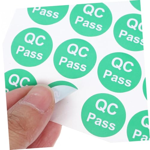 PRETYZOOM 1000 Stück Runde Qualitätskontrolle Aufkleber Pass Etiketten für Lager Produktprüfung Effizienzsteigernde Klebeetiketten für Vielseitige Anwendung und Schnelle Qualitätssicherung PRETYZOOM 1000 Stück Runde Qualitätskontrolle Aufkleber Pass Etiketten für Lager Produktprüfung Effizienzsteigernde Klebeetiketten für Vielseitige Anwendung und Schnelle Qualitätssicherung von PRETYZOOM