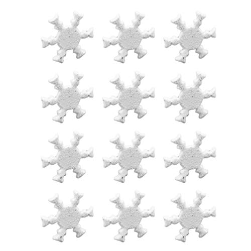 PRETYZOOM 100Pcs Weihnachten Papierverschluss Schneeflocke Brads Mini Metall Brads 12Mm für Weihnachten DIY Bastelpapier Handwerk Scrapbooking Karte Machen von PRETYZOOM