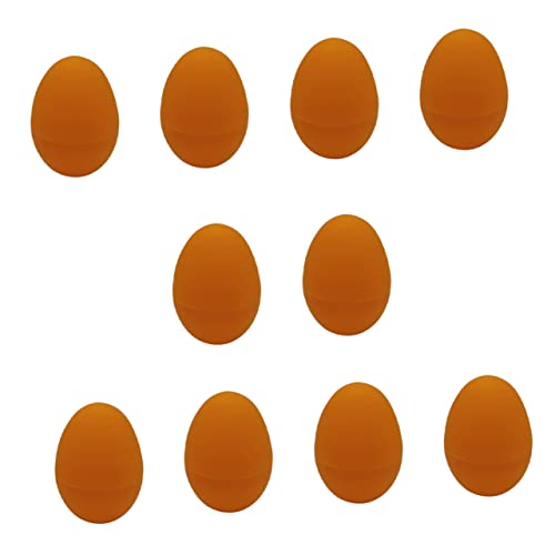 PRETYZOOM 10St Ostereier Eier Figur Ostern Essensgeschenk DIY lebensechtes Ei Holzhandwerk Dekor Plastikei Graffiti-Eier selber machen gefrostet schmücken Weihnachtskugeln von PRETYZOOM