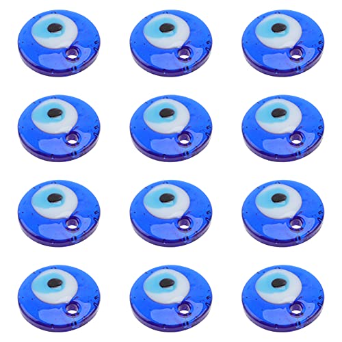 PRETYZOOM 12 STK. Blaues Auge Basteln Perlen Glas Nazar Boncuk Perlen Schmuckperlen 3cm Türkischer Glücksbringer Spacer Perlen Beads Evil Eye Böse Auge Anhänger Charm für Schmuckherstellung PRETYZOOM 12 STK. Blaues Auge Basteln Perlen Glas Nazar Boncuk Perlen Schmuckperlen 3cm Türkischer Glücksbringer Spacer Perlen Beads Evil Eye Böse Auge Anhänger Charm für Schmuckherstellung von PRETYZOOM