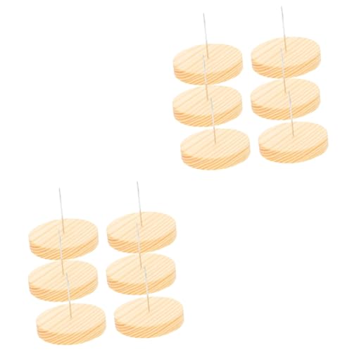 PRETYZOOM 12 Sätze Holzbasis -Ornament Spielzeugpuppen unterstützen Filzpuppen-Holzsockel Puppenfigurenständer tragbares Schaugestell für Puppen Puppenständer aus Filz Puppenbestand Metall PRETYZOOM 12 Sätze Holzbasis -Ornament Spielzeugpuppen unterstützen Filzpuppen-Holzsockel Puppenfigurenständer tragbares Schaugestell für Puppen Puppenständer aus Filz Puppenbestand Metall von PRETYZOOM