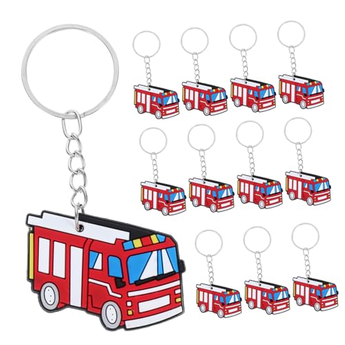 PRETYZOOM 12 Stück Feuerwehrauto-schlüsselanhänger, Partygeschenke, Lustige Feuerwehrmann-themendekorationen, Feuerwehrauto-schlüsselring Für Kindergeburtstage, PRETYZOOM 12 Stück Feuerwehrauto-schlüsselanhänger, Partygeschenke, Lustige Feuerwehrmann-themendekorationen, Feuerwehrauto-schlüsselring Für Kindergeburtstage, von PRETYZOOM