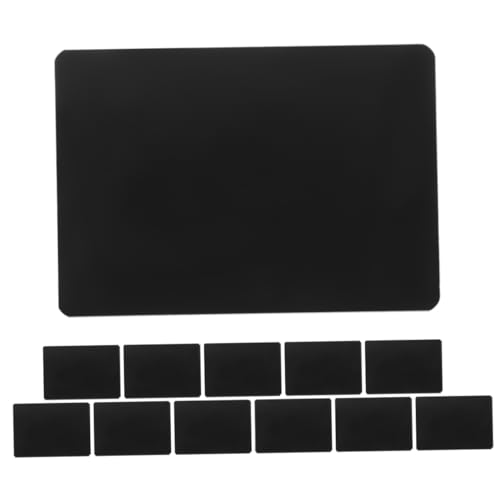 PRETYZOOM 12 Stück Preisschild Supermarktpreis Regaletiketten Planke Zeichen anzeigen Stichworte stabiler Schilder-Display-Tag Etikett für den Einzelhandel Abs Black von PRETYZOOM