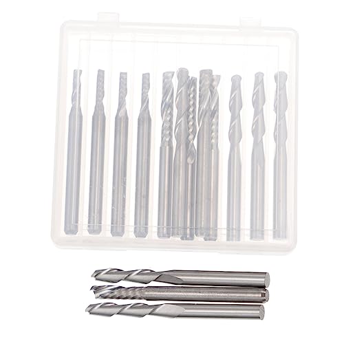 PRETYZOOM 12 Stück Teiliges Single Edge Fräser Set aus Wolframstahl Hochhärtend Verschleißfest Vielseitig für Holzgravur Fräsen Bohren und Cnc Anwendungen Geeignet PRETYZOOM 12 Stück Teiliges Single Edge Fräser Set aus Wolframstahl Hochhärtend Verschleißfest Vielseitig für Holzgravur Fräsen Bohren und Cnc Anwendungen Geeignet von PRETYZOOM