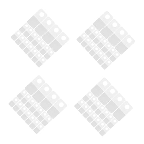 PRETYZOOM 1200 Stck. Transparenter Etikettenhaken Löschen Klebriger Hang -registerkarten Kleine Klebrige Laschen Laschenhaken Klebelaschen Aus Kunststoff Zum Aufhängen Hanger -tags Pvc von PRETYZOOM