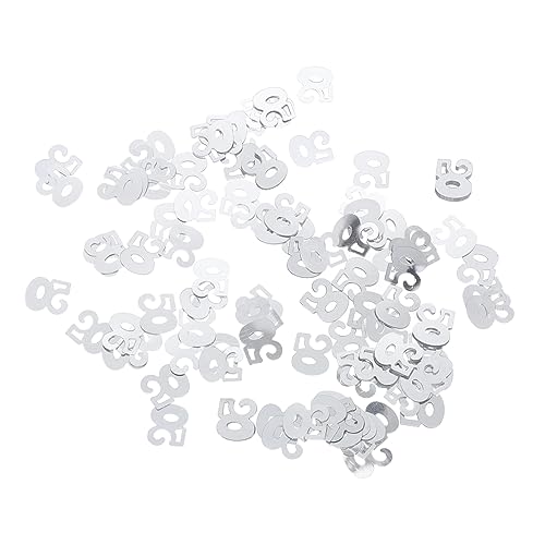 PRETYZOOM 1200 Stücke Zahl 50 Silber Pailletten Geburtstag Konfetti Für Party Dekorationen Jubiläum Feier PRETYZOOM 1200 Stücke Zahl 50 Silber Pailletten Geburtstag Konfetti Für Party Dekorationen Jubiläum Feier von PRETYZOOM