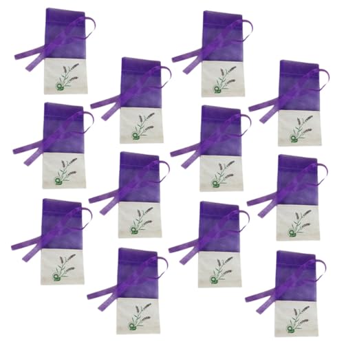 PRETYZOOM 12St Beutel mit Kräutersäckchen lavendelsäckchen Lavendelbeutel leere Tasche für Geschenktüten mit Kordelzug leere Beutel Organzabeutel mit Kordelzug Mini Netztasche Anhänger von PRETYZOOM