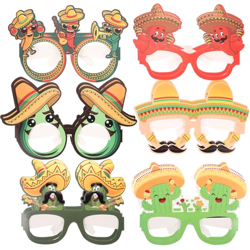 PRETYZOOM 12 StüCk Mexikanische Fiesta Partybrillen Set–Bunte Lustige Sonnenbrillen FüR Karneval Geburtstagsfeiern Und Kinderpartys PRETYZOOM 12 StüCk Mexikanische Fiesta Partybrillen Set–Bunte Lustige Sonnenbrillen FüR Karneval Geburtstagsfeiern Und Kinderpartys von PRETYZOOM
