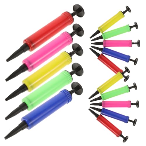 PRETYZOOM 15 Stück Push Inflator Tank Pool Düse Manuelle Ballon Handpumpe Gerät Reifenfüller Luftpumpe Aufblasbare Ballonpumpe Wiederaufladbarer Füller Ballon Aufblasmaschine Kunststoff PRETYZOOM 15 Stück Push Inflator Tank Pool Düse Manuelle Ballon Handpumpe Gerät Reifenfüller Luftpumpe Aufblasbare Ballonpumpe Wiederaufladbarer Füller Ballon Aufblasmaschine Kunststoff von PRETYZOOM